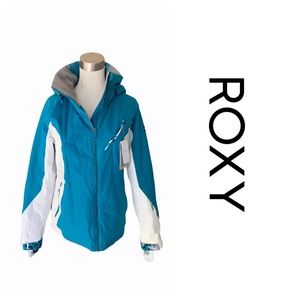 Roxy Snow Jacket Outreach Aqua & White (M)